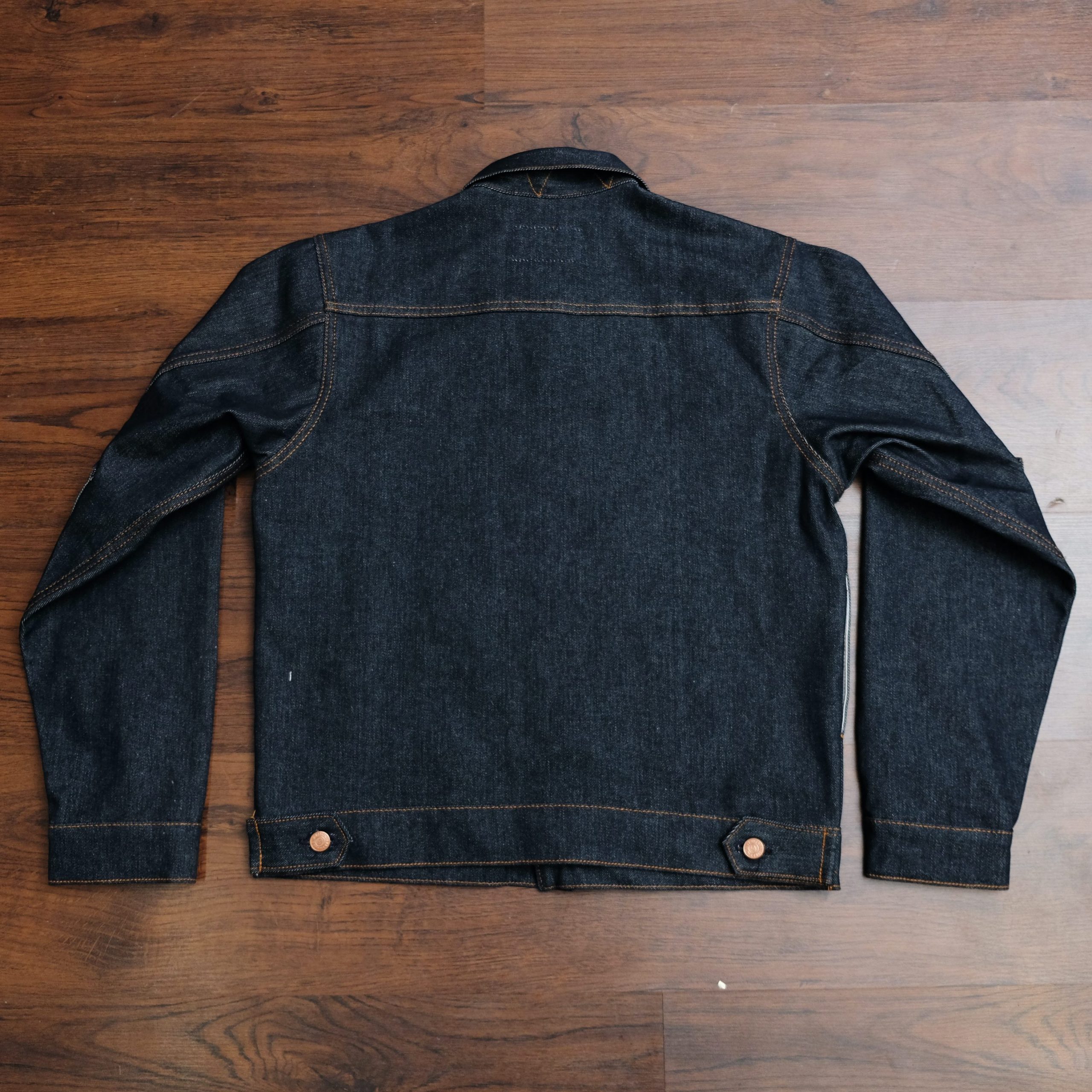 VICTORY 15 OZ DOUBLE ELBOW DENIM JACKET 