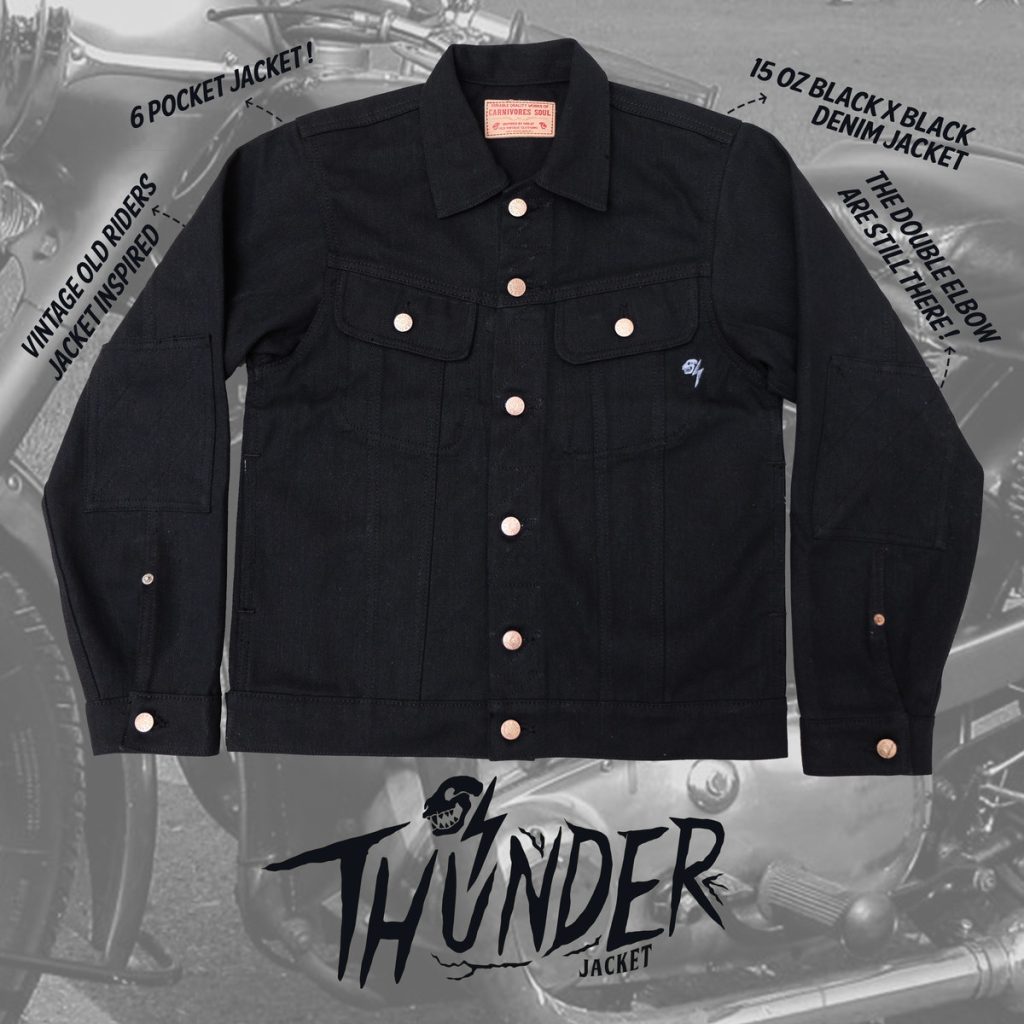 Carnivores Soul – THUNDER Black x Black Riders Jacket – Carnivores soul