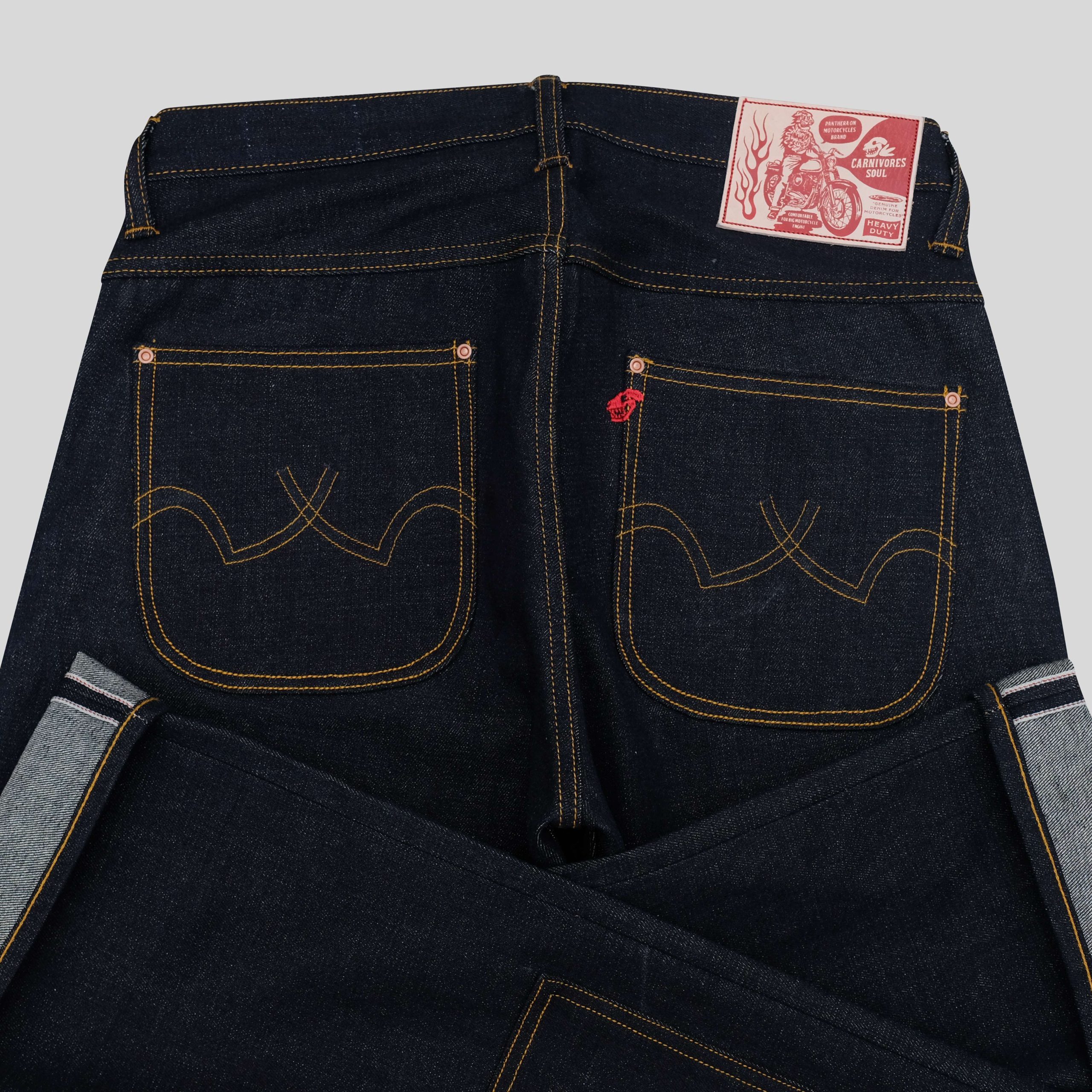 Carnivores Soul - MOTO 14,5 Oz Motorcycle Selvedge Denim - Image 9