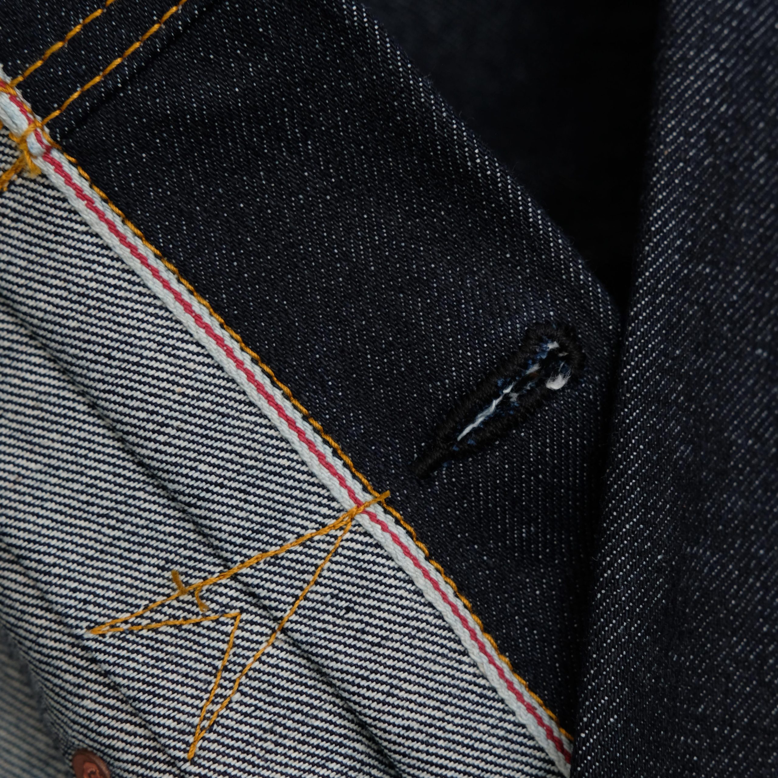 Carnivores Soul - VICTORY Double Elbow Denim jacket - 13,75 Oz Selvedge Denim - Image 8