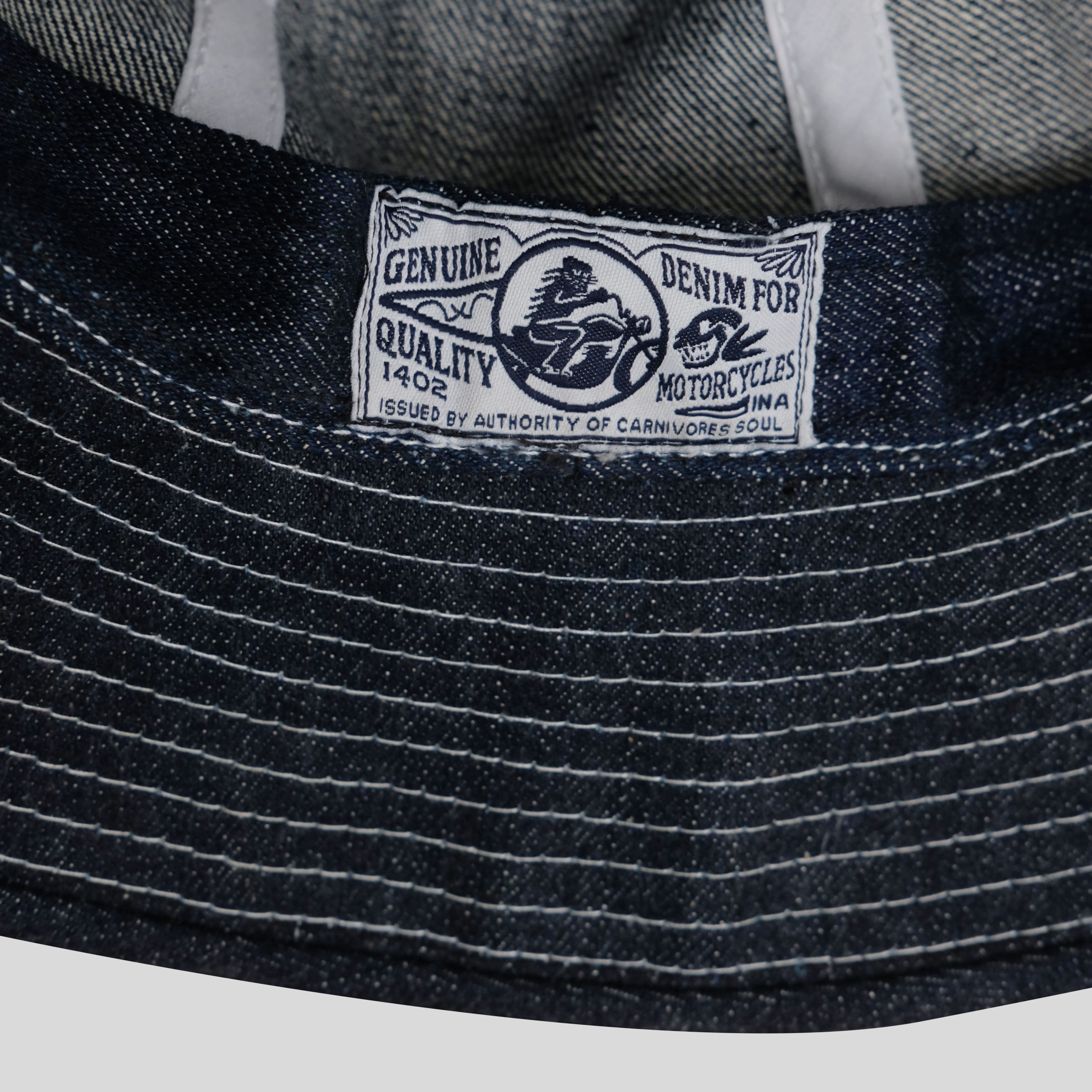 Carnivores Soul - 1930's Army Denim Hat - Image 5
