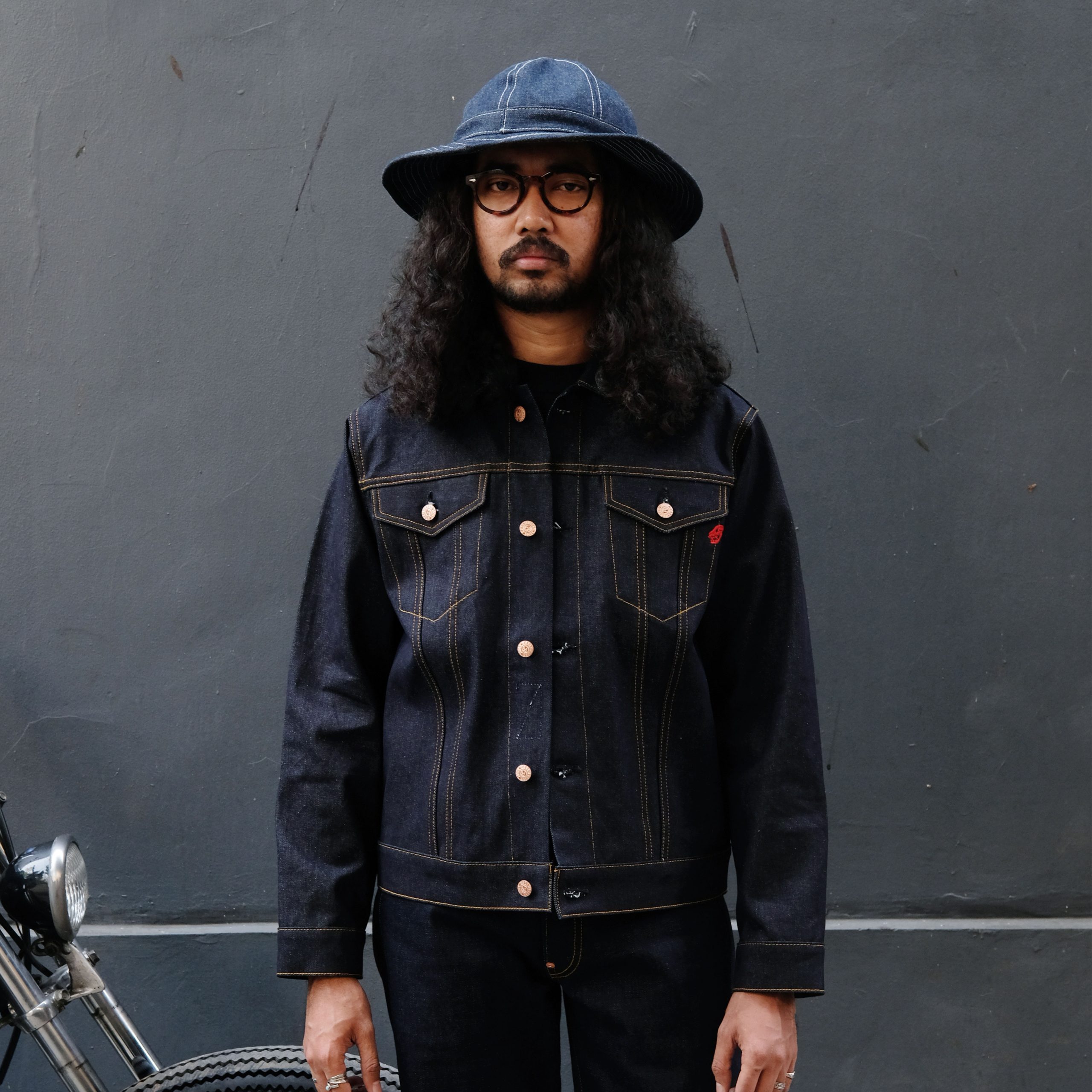 Carnivores Soul - 1930's Army Denim Hat - Image 6