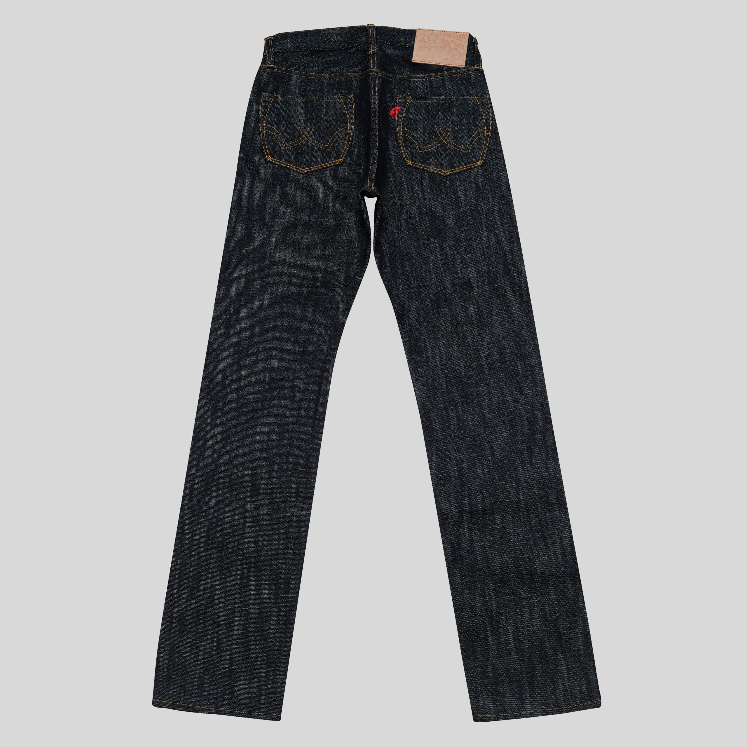 Carnivores Soul - RIDERS 15.5 Oz Indigo Slub Selvedge Denim