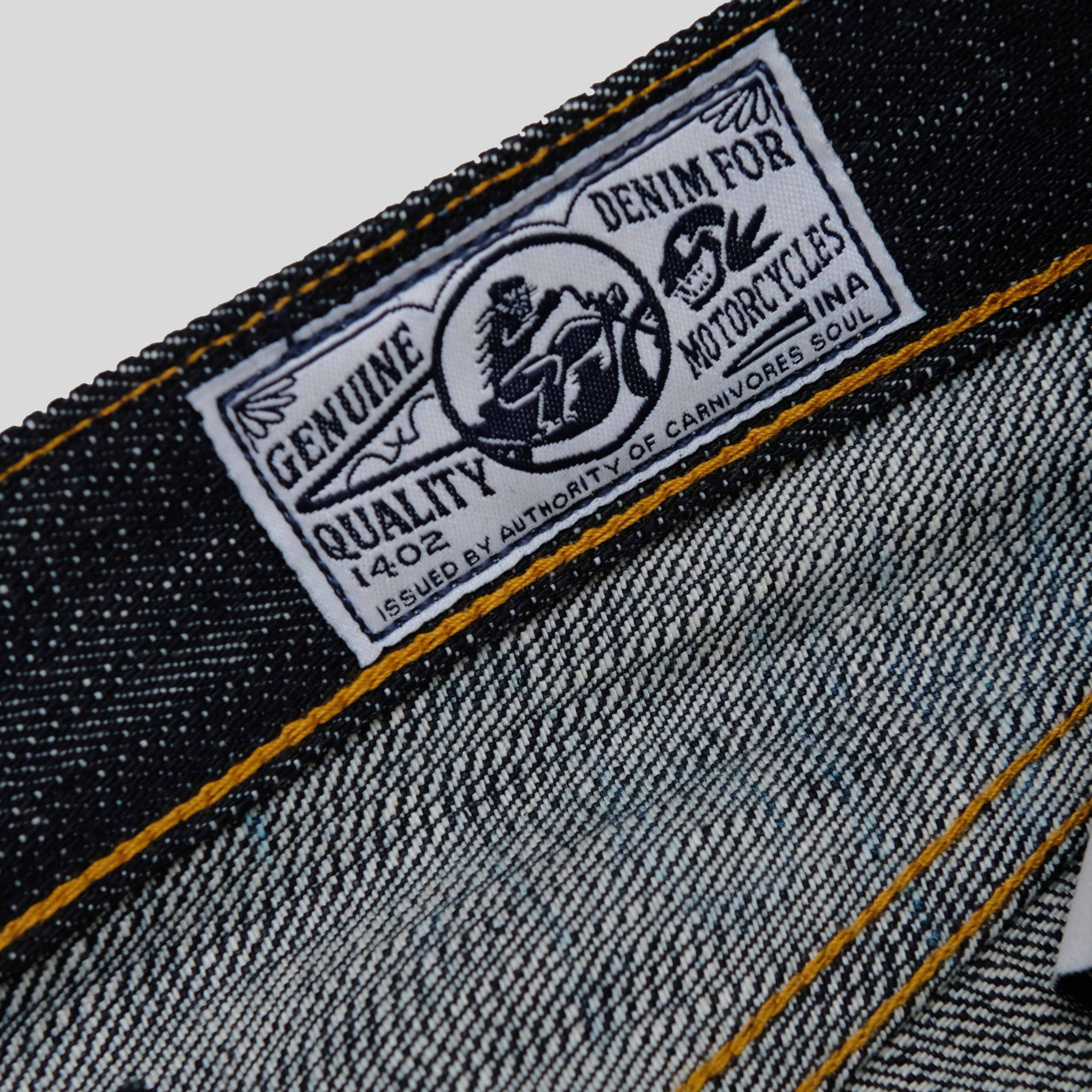 Carnivores Soul - RIDERS 15.5 Oz Indigo Slub Selvedge Denim - Image 7